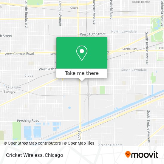 Cricket Wireless map