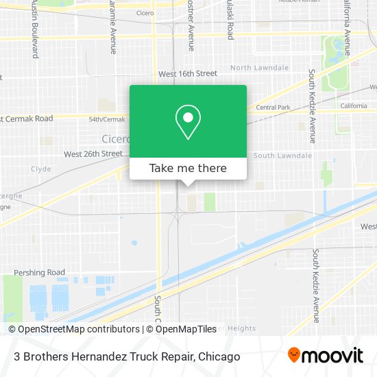 Mapa de 3 Brothers Hernandez Truck Repair