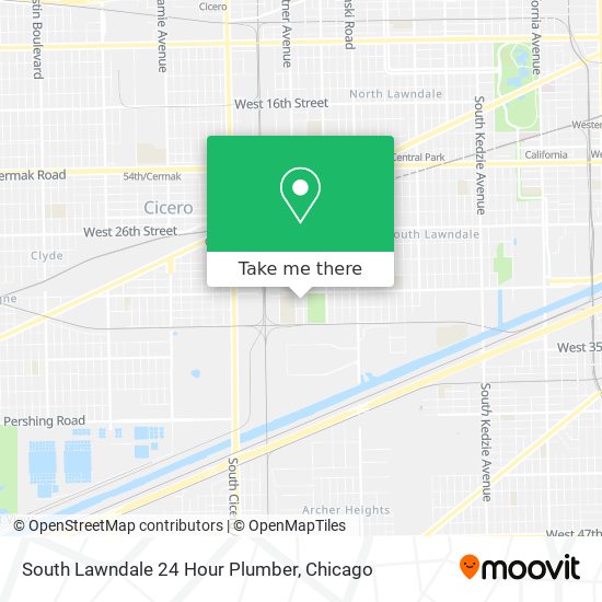 Mapa de South Lawndale 24 Hour Plumber