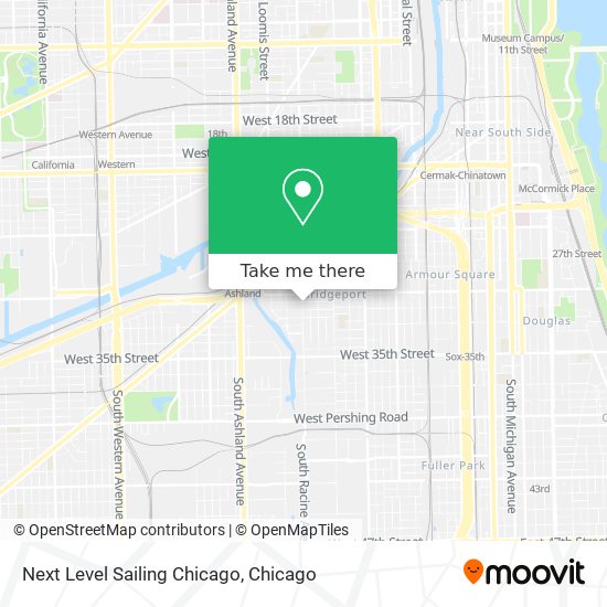 Mapa de Next Level Sailing Chicago