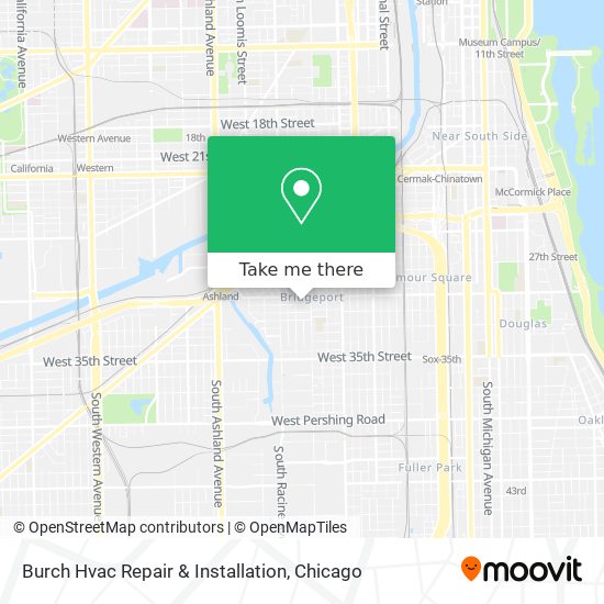Mapa de Burch Hvac Repair & Installation