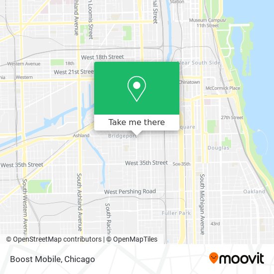 Mapa de Boost Mobile