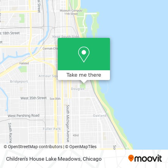 Children's House Lake Meadows map