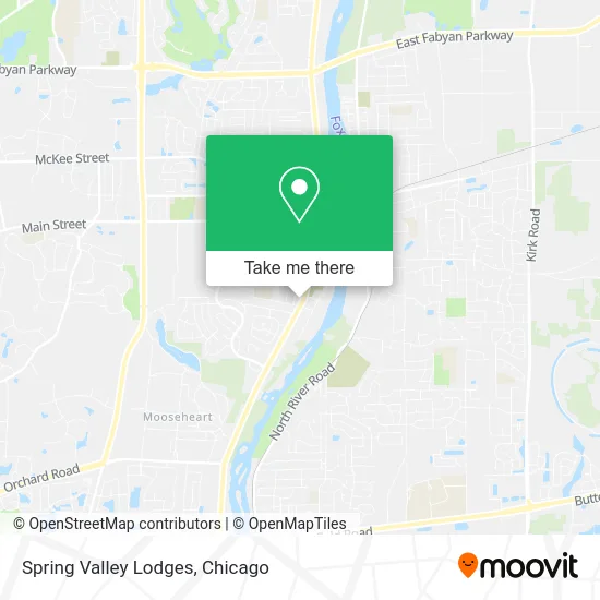 Spring Valley Lodges map