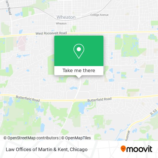 Mapa de Law Offices of Martin & Kent