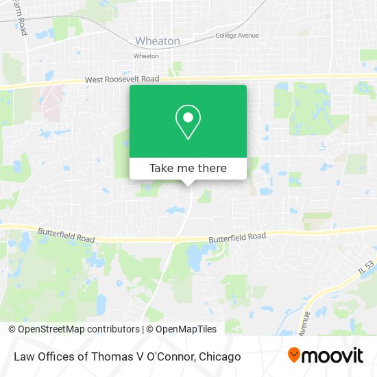 Law Offices of Thomas V O'Connor map