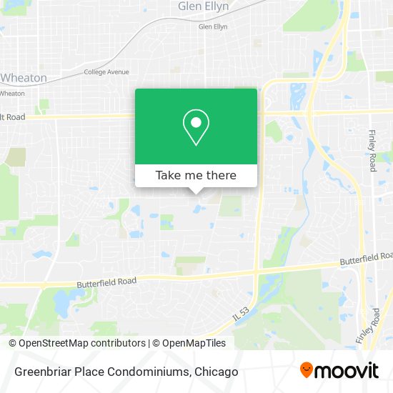 Mapa de Greenbriar Place Condominiums