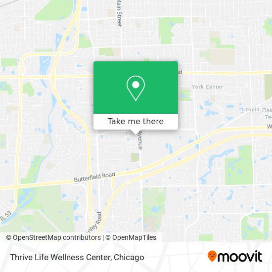 Mapa de Thrive Life Wellness Center