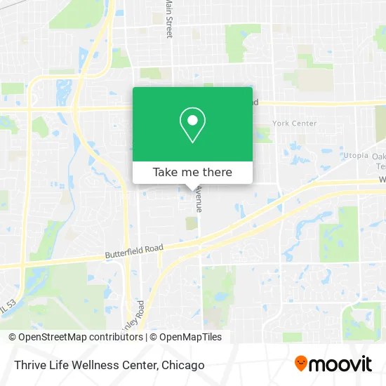 Thrive Life Wellness Center map