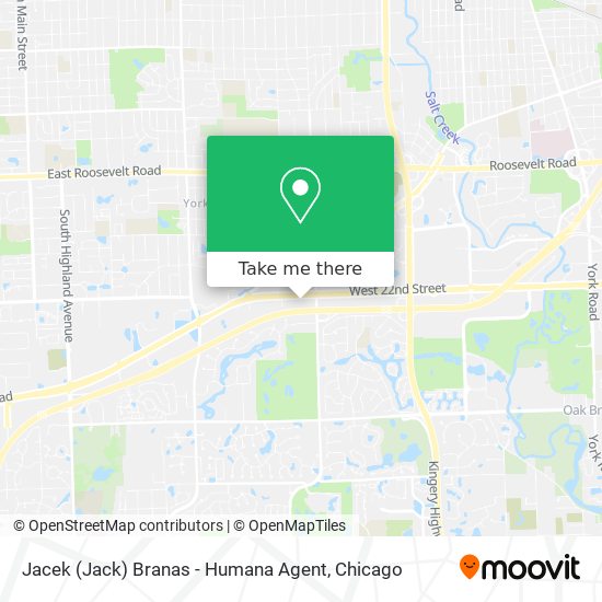 Mapa de Jacek (Jack) Branas - Humana Agent