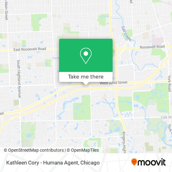 Kathleen Cory - Humana Agent map