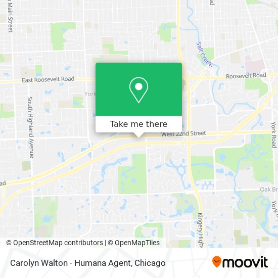 Carolyn Walton - Humana Agent map