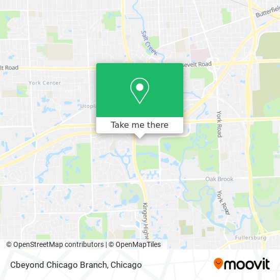 Mapa de Cbeyond Chicago Branch