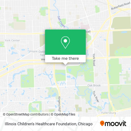 Illinois Children's Healthcare Foundation map
