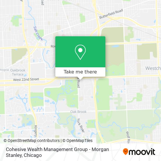 Mapa de Cohesive Wealth Management Group - Morgan Stanley