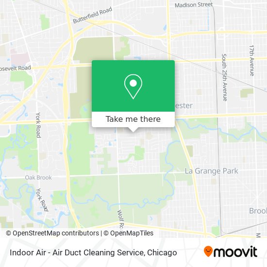 Indoor Air - Air Duct Cleaning Service map