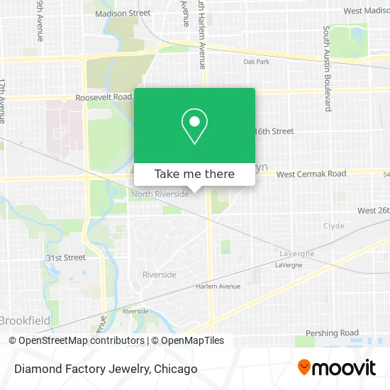Diamond Factory Jewelry map