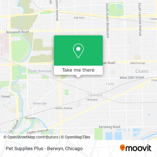 Pet Supplies Plus - Berwyn map