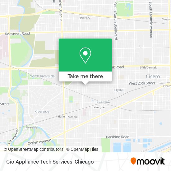 Mapa de Gio Appliance Tech Services