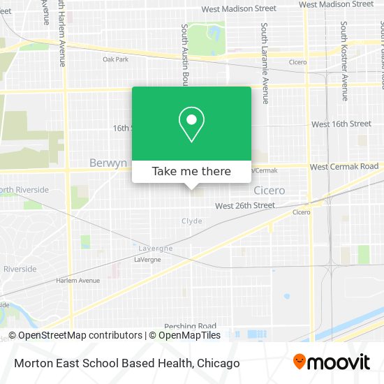 Morton East School Based Health map
