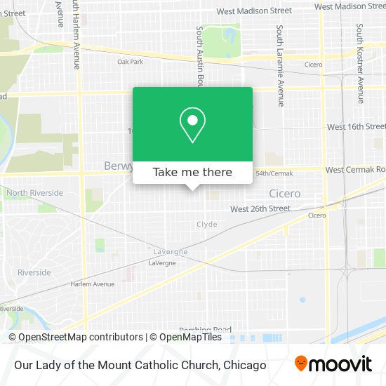 Our Lady of the Mount Catholic Church map