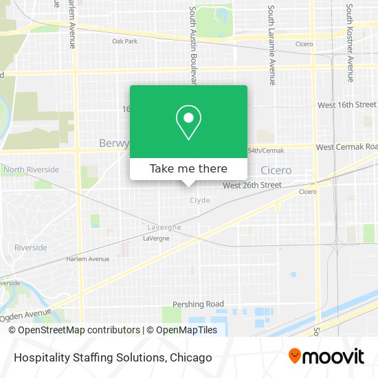 Mapa de Hospitality Staffing Solutions