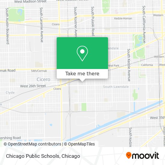 Mapa de Chicago Public Schools