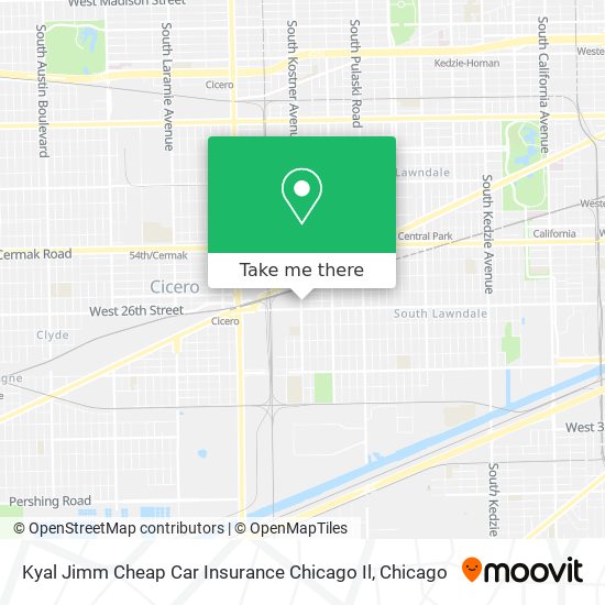 Mapa de Kyal Jimm Cheap Car Insurance Chicago Il