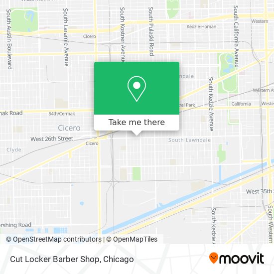 Mapa de Cut Locker Barber Shop