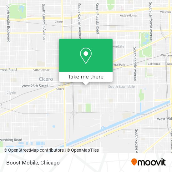 Boost Mobile map