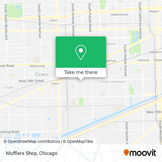 Mufflers Shop map