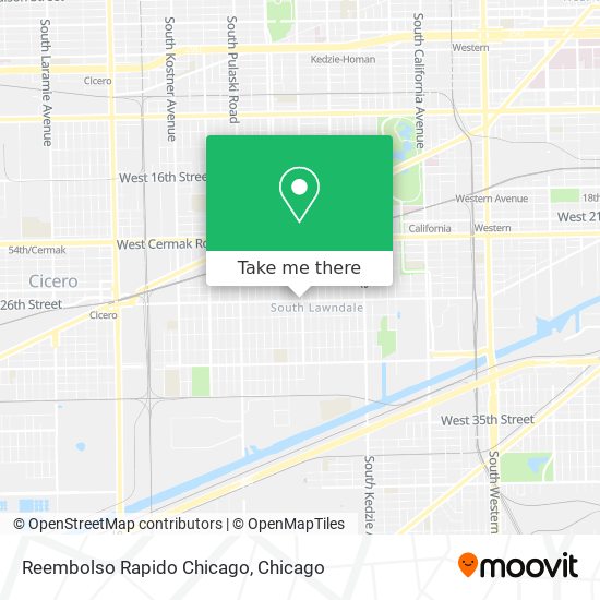 Reembolso Rapido Chicago map