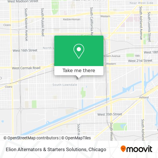 Elion Alternators & Starters Solutions map