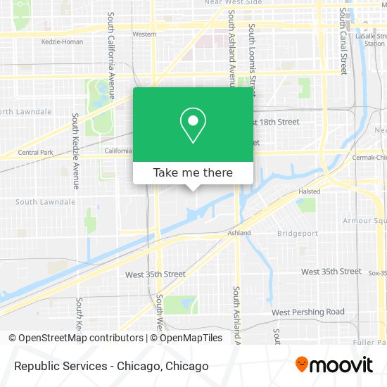 Republic Services - Chicago map