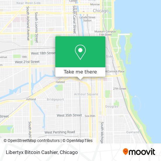 Libertyx Bitcoin Cashier map