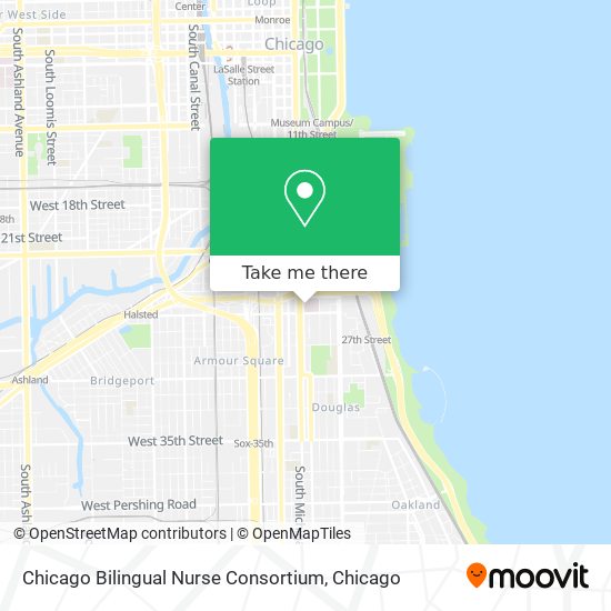 Chicago Bilingual Nurse Consortium map