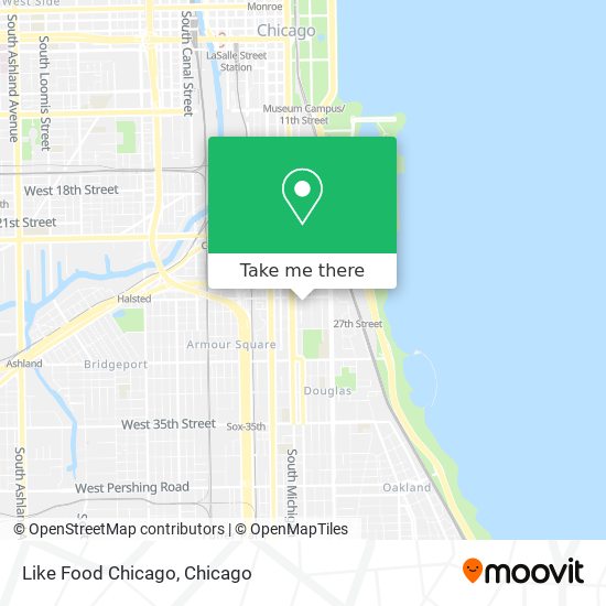 Like Food Chicago map