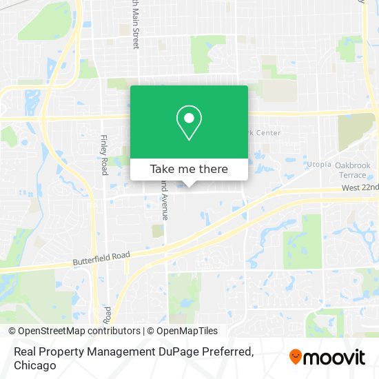 Real Property Management DuPage Preferred map
