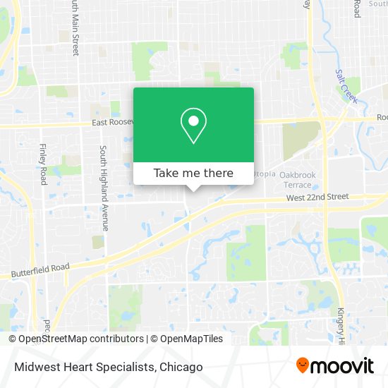 Midwest Heart Specialists map