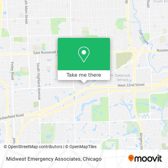 Mapa de Midwest Emergency Associates