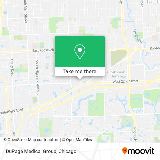 Mapa de DuPage Medical Group