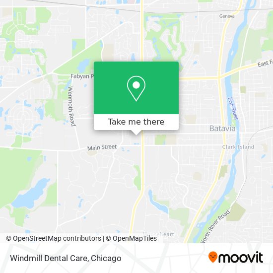 Windmill Dental Care map