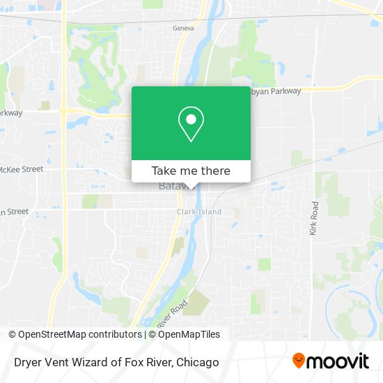 Mapa de Dryer Vent Wizard of Fox River