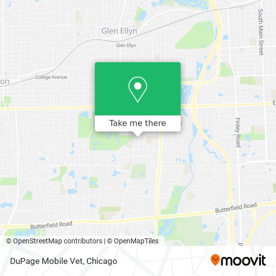 DuPage Mobile Vet map