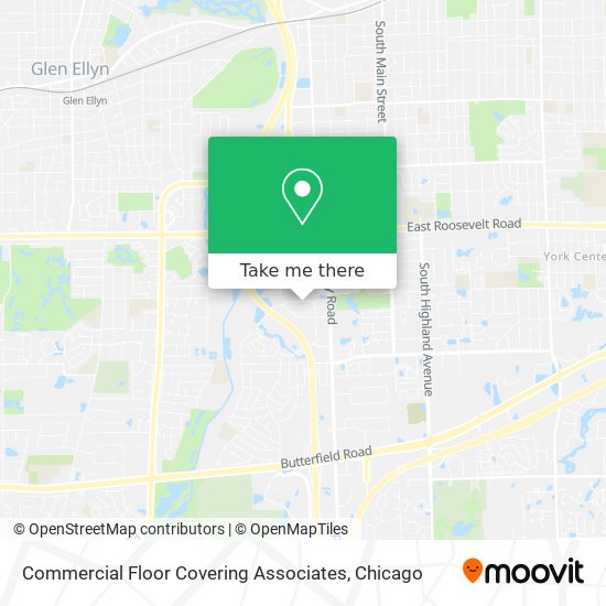 Mapa de Commercial Floor Covering Associates