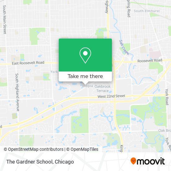 The Gardner School map