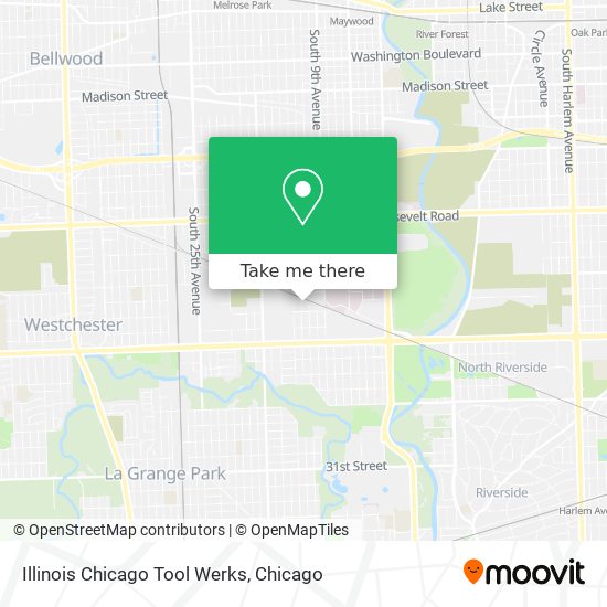 Illinois Chicago Tool Werks map