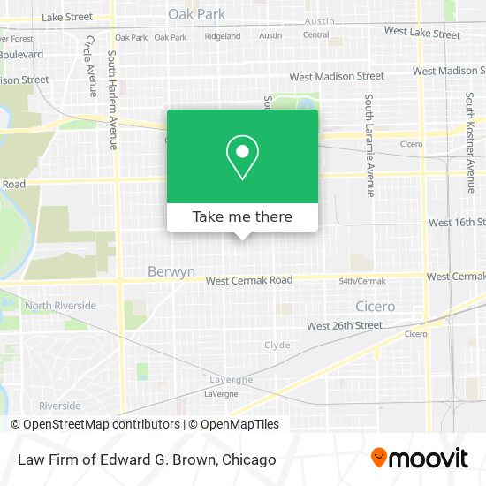 Law Firm of Edward G. Brown map