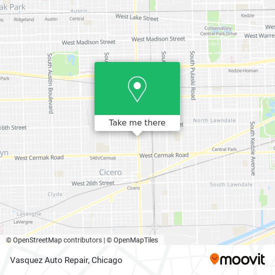 Vasquez Auto Repair map