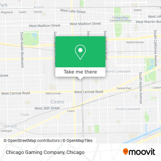 Mapa de Chicago Gaming Company